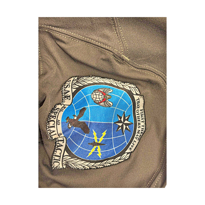 US Air Force Academy 2024 Game Used Nike AFSOC Grey Medium #20 Jersey