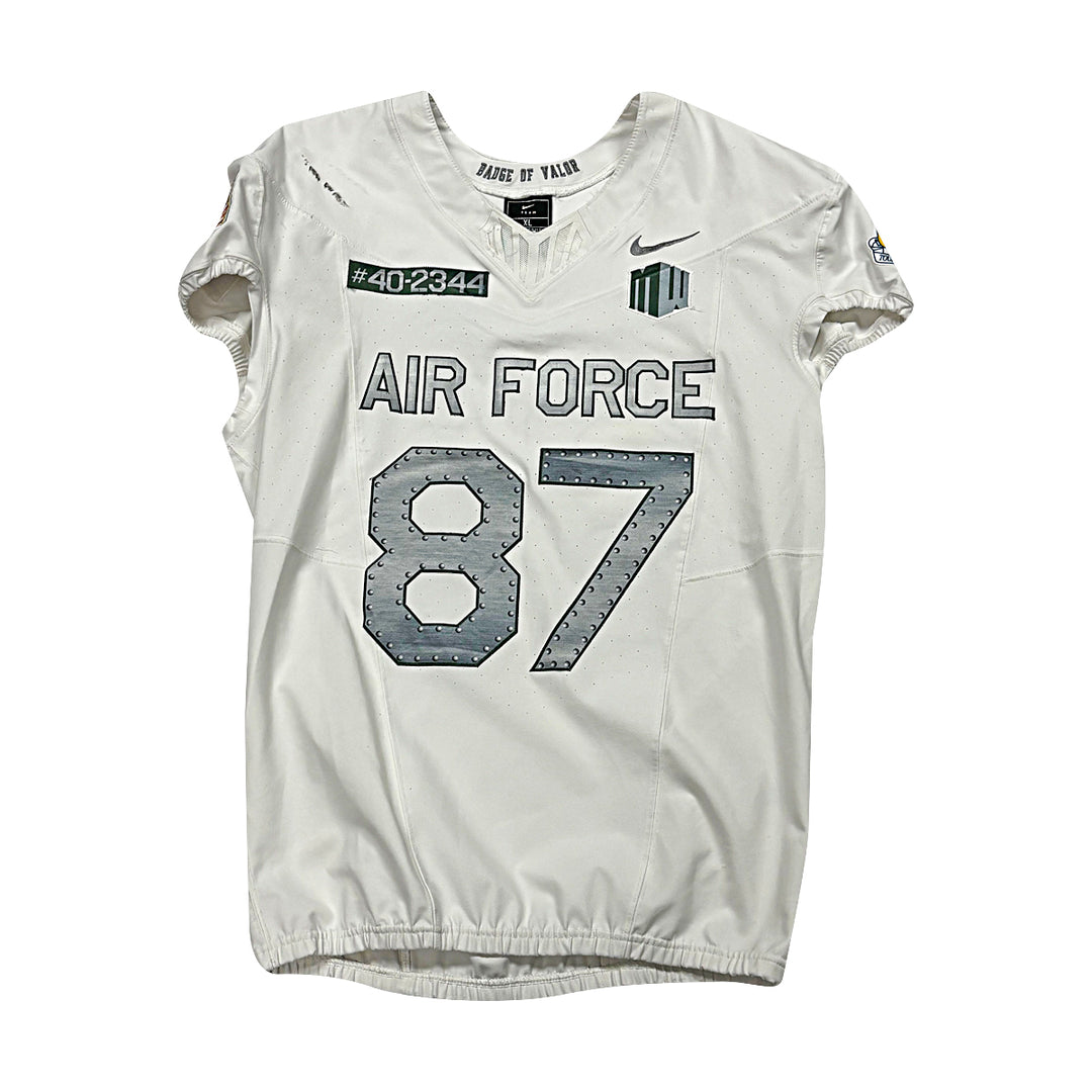 US Air Force Academy 2023 Game Issued Nike Doolittle Raiders XL #87 White Jersey