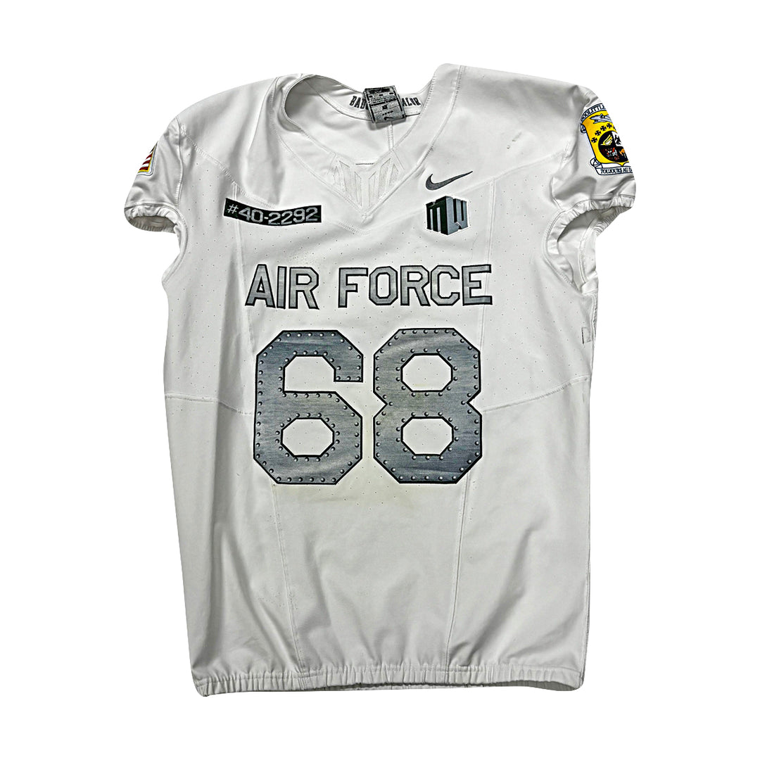 US Air Force Academy 2023 Game Issued Nike Doolittle Raiders XL #68 White Jersey