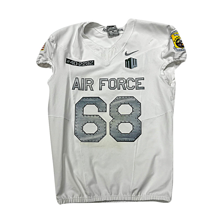 US Air Force Academy 2023 Game Issued Nike Doolittle Raiders XL #68 White Jersey