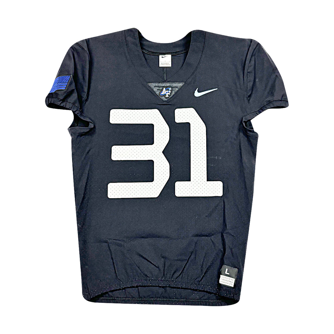 US Air Force Academy 2021 Game Issued Nike Space Force Black SS Large #31 Jersey