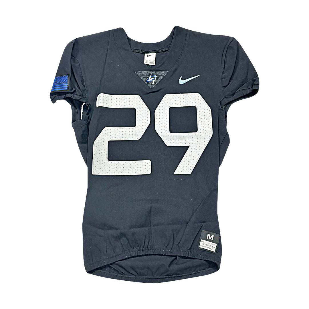 US Air Force Academy 21 Game Issued Nike Space Force Black SS Medium #29 Jersey