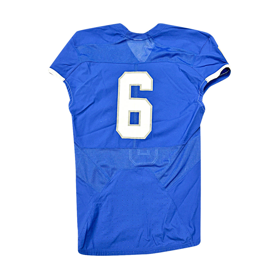 US Air Force Academy 2015 Game Issued Nike 1985 Blue Retro #6 Size M Jersey