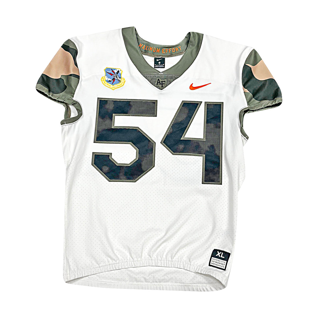 US Air Force Academy 2021 Game Used #54 Nike B-52 Jersey