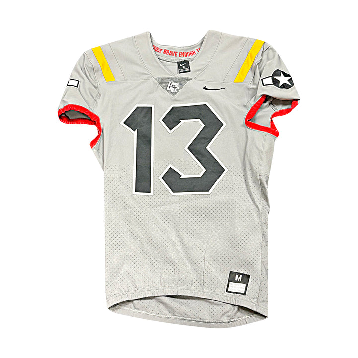 US Air Force Academy 2020 Game Used #13 Nike Red Tail Jersey