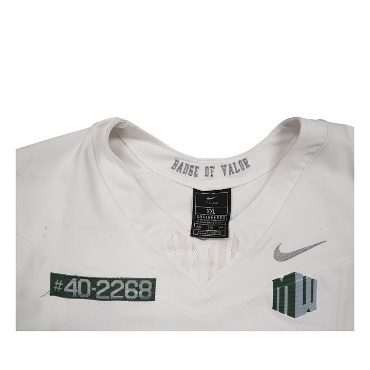 U.S. Air Force Academy 2023 Game Worn Nike Doolittle Raiders #68 White Jersey Sz XXL