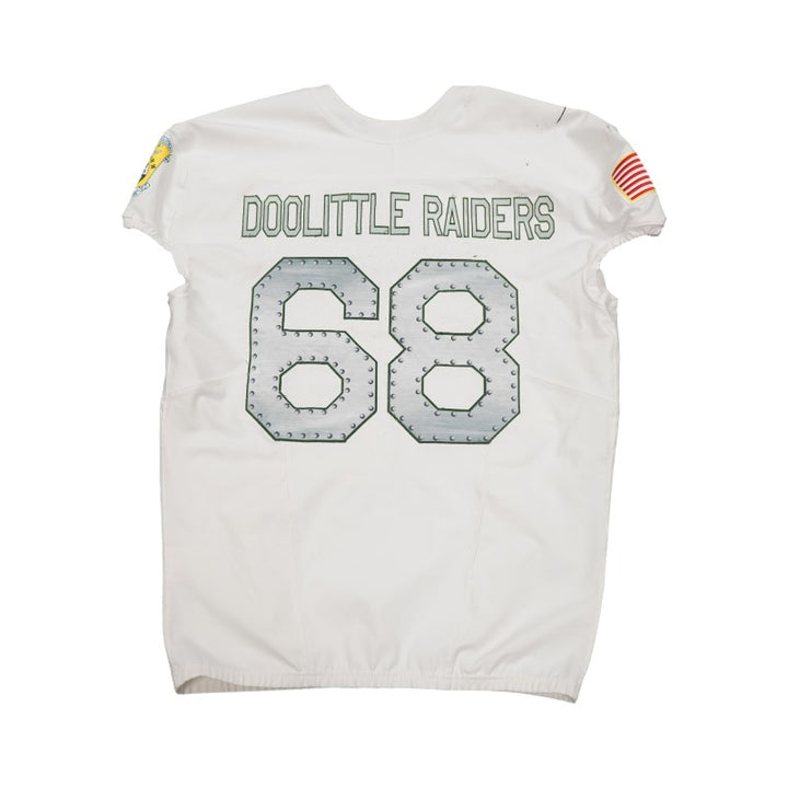U.S. Air Force Academy 2023 Game Worn Nike Doolittle Raiders #68 White Jersey Sz XXL