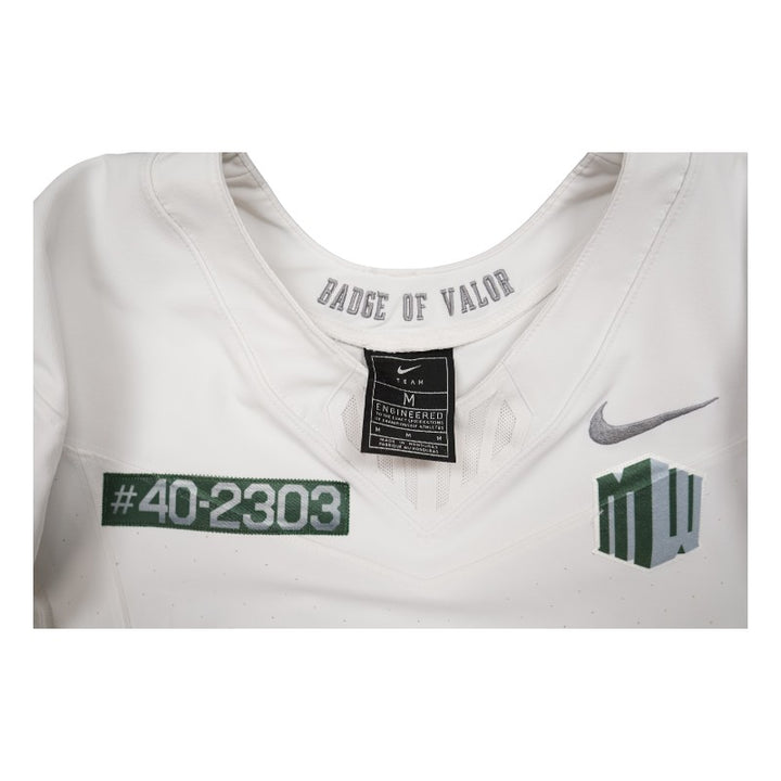 U.S. Air Force Academy 2023 Game Worn Nike Doolittle Raiders #95 White Jersey Sz M