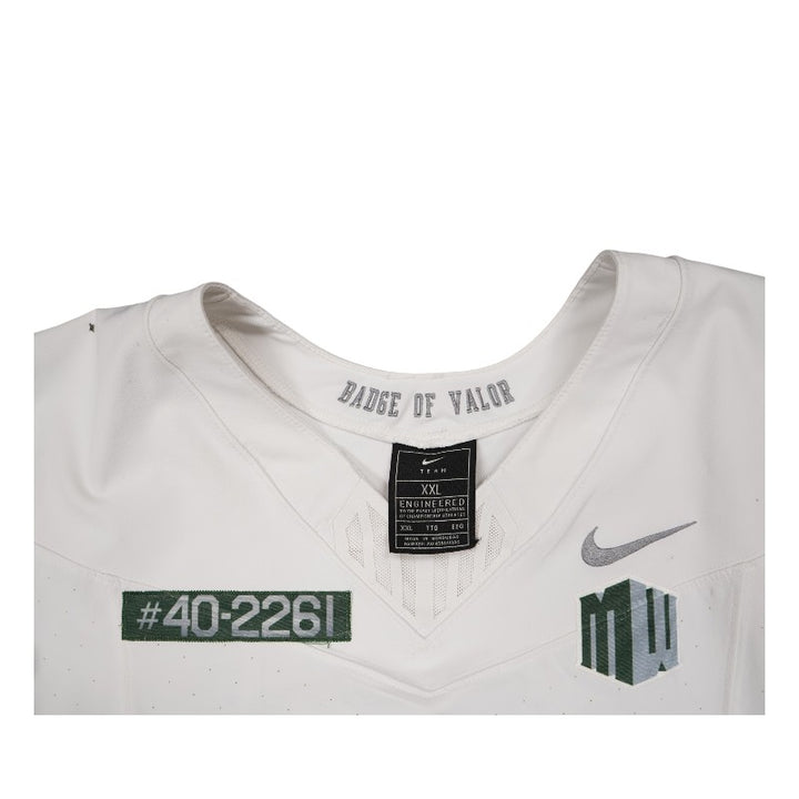 U.S. Air Force Academy 2023 Game Worn Nike Doolittle Raiders #74 White Jersey Sz XXL