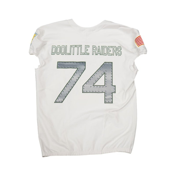 U.S. Air Force Academy 2023 Game Worn Nike Doolittle Raiders #74 White Jersey Sz XXL