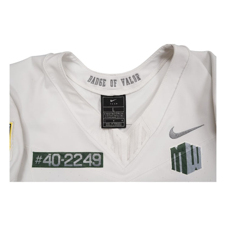 U.S. Air Force Academy 2023 Game Worn Nike Doolittle Raiders #97 White Jersey Sz L
