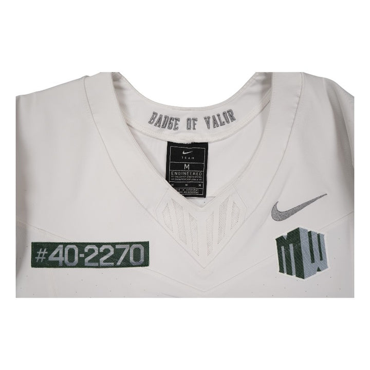 U.S. Air Force Academy 2023 Game Worn Nike Doolittle Raiders #98 White Jersey Sz M