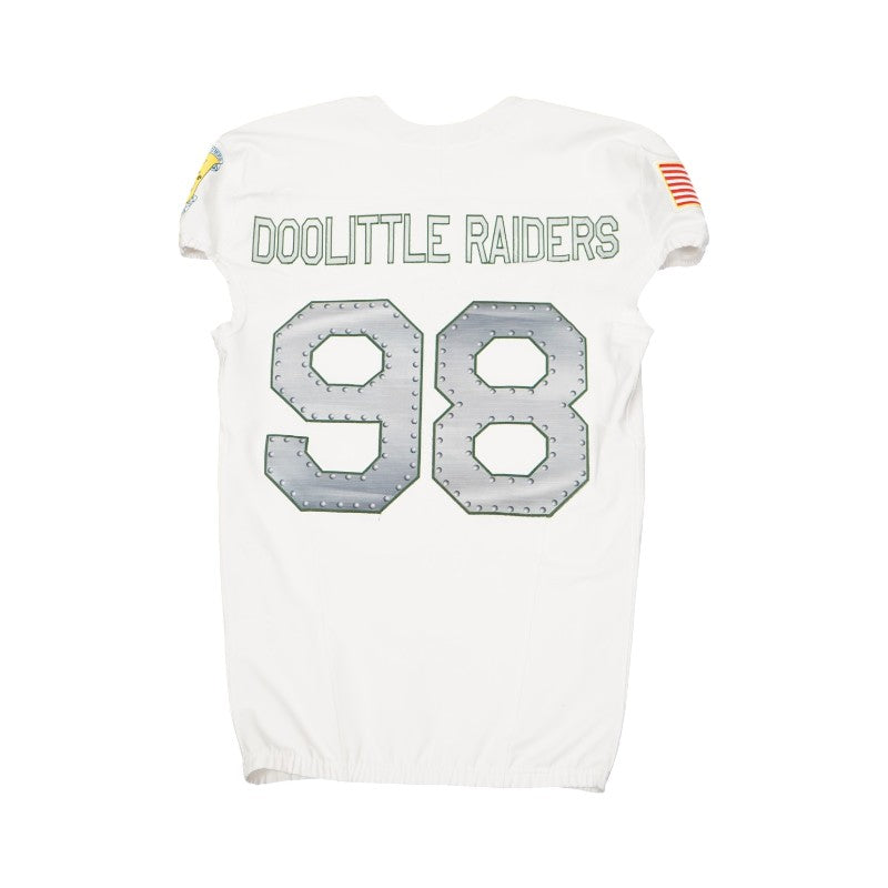 U.S. Air Force Academy 2023 Game Worn Nike Doolittle Raiders #98 White Jersey Sz M