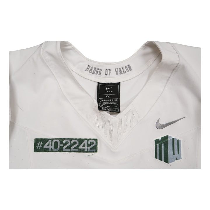 U.S. Air Force Academy 2023 Game Worn Nike Doolittle Raiders #75 White Jersey Sz XXL