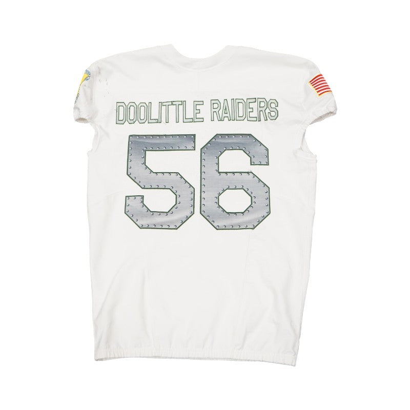 U.S. Air Force Academy 2023 Game Worn Nike Doolittle Raiders #56 White Jersey Sz XL