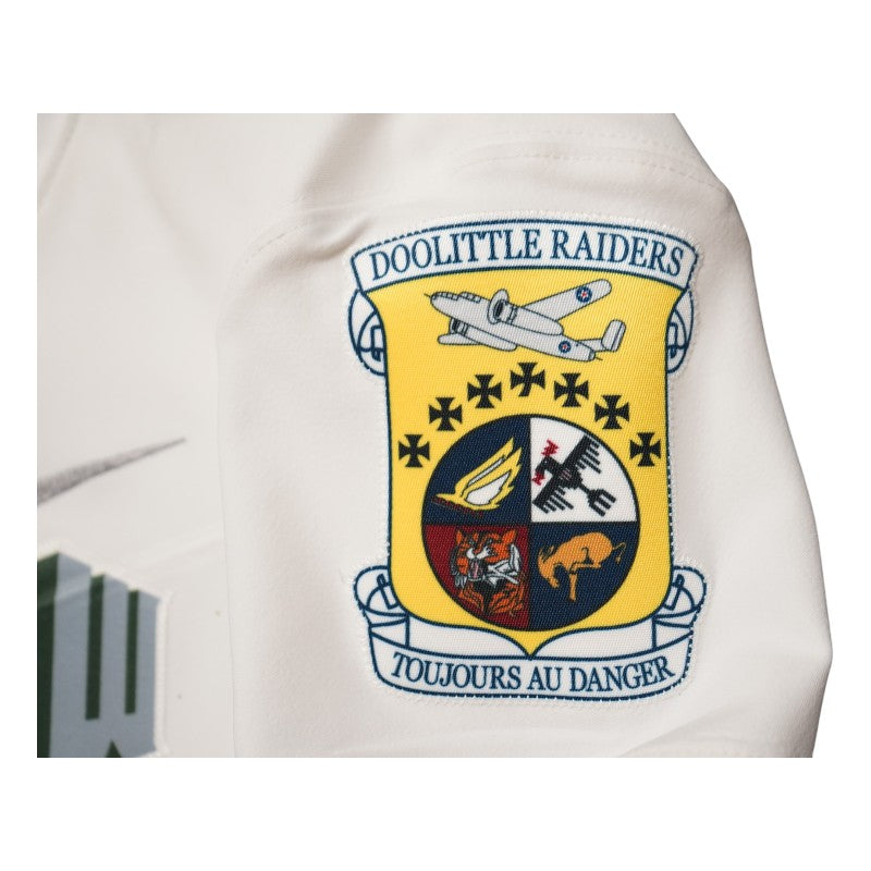 U.S. Air Force Academy 2023 Game Worn Nike Doolittle Raiders #77 White Jersey Sz XL