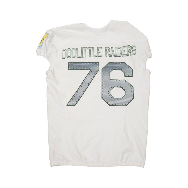 U.S. Air Force Academy 2023 Game Worn Nike Doolittle Raiders #76 White Jersey Sz XL