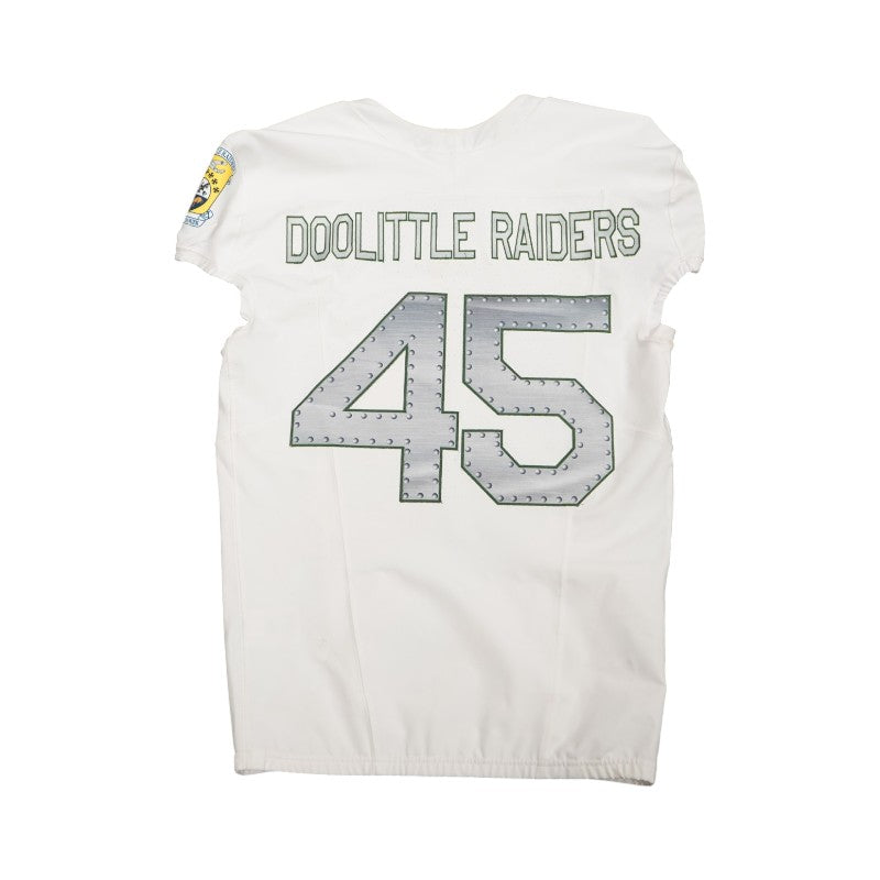 U.S. Air Force Academy 2023 Game Worn Nike Doolittle Raiders #45 White Jersey Sz L