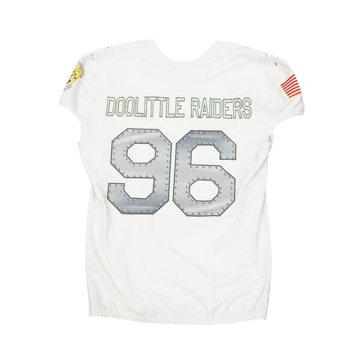 U.S. Air Force Academy 2023 Game Worn Nike Doolittle Raiders #96 White Jersey Sz XL