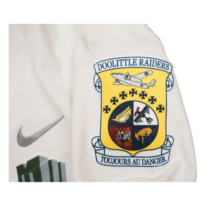U.S. Air Force Academy 2023 Game Worn Nike Doolittle Raiders #32 White Jersey Sz L