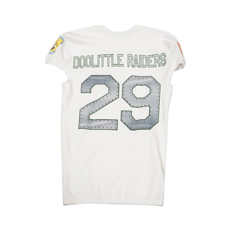 U.S. Air Force Academy 2023 Game Worn Nike Doolittle Raiders #29 White Jersey Sz M