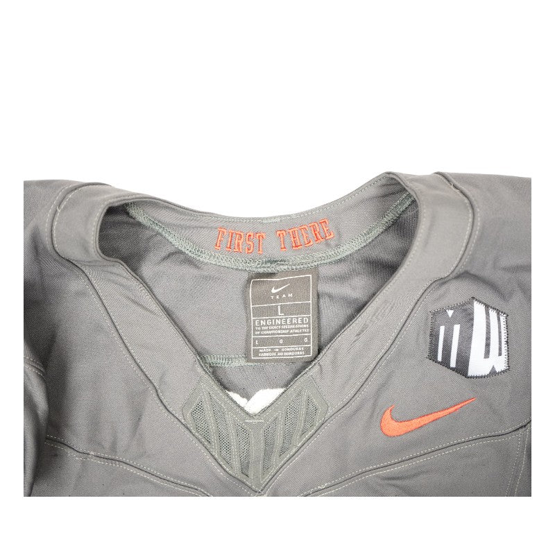 U.S. Air Force Academy 2024 Game Used #47 Nike AFSOC Grey Jersey Sz L