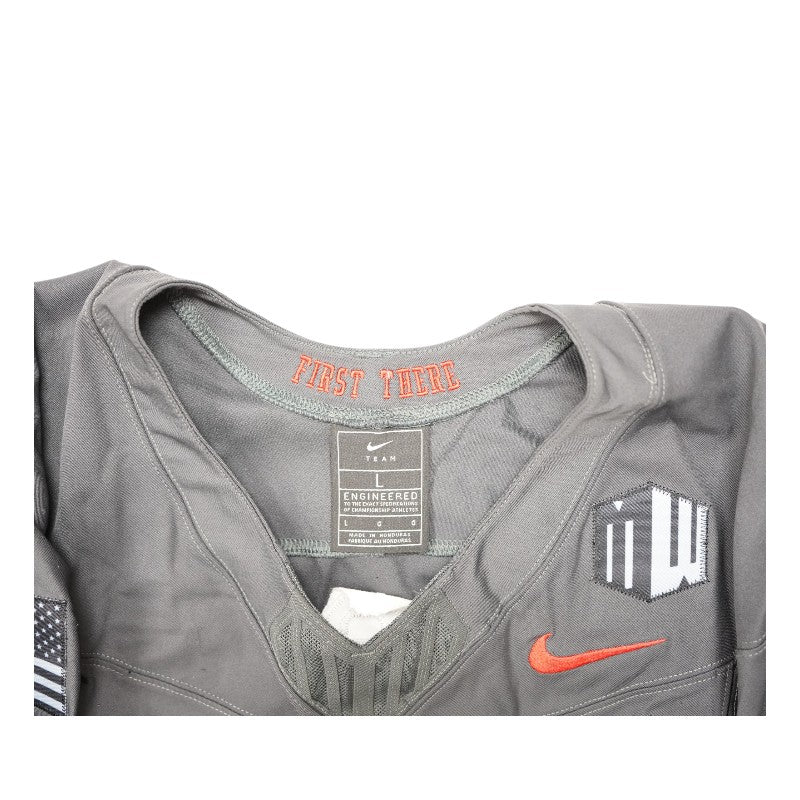 U.S. Air Force Academy 2024 Game Used #53 Nike AFSOC Grey Jersey Sz L