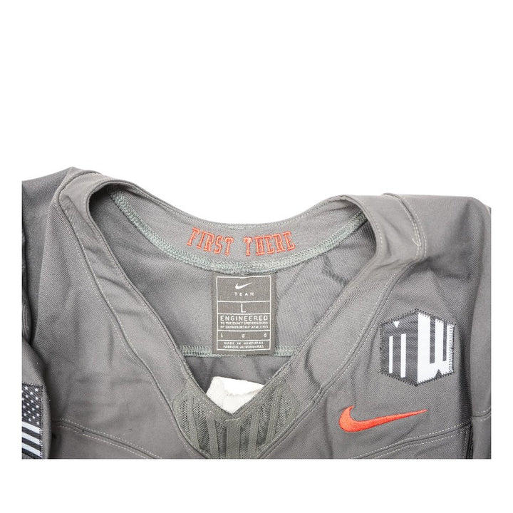 U.S. Air Force Academy 2024 Game Used #53 Nike AFSOC Grey Jersey Sz L