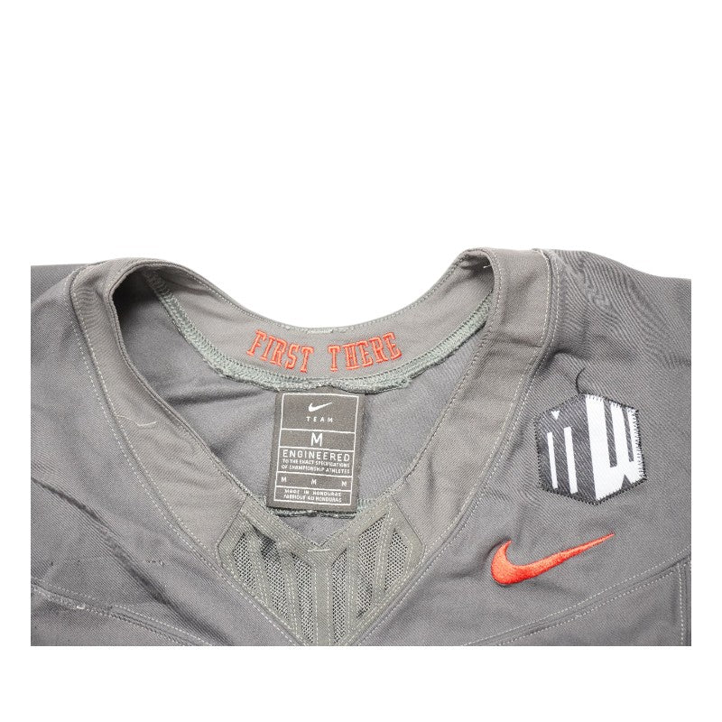 U.S. Air Force Academy 2024 Game Used #36 Nike AFSOC Grey Jersey Sz M