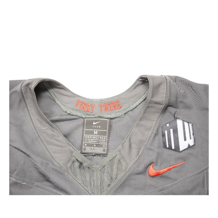 U.S. Air Force Academy 2024 Game Used #36 Nike AFSOC Grey Jersey Sz M