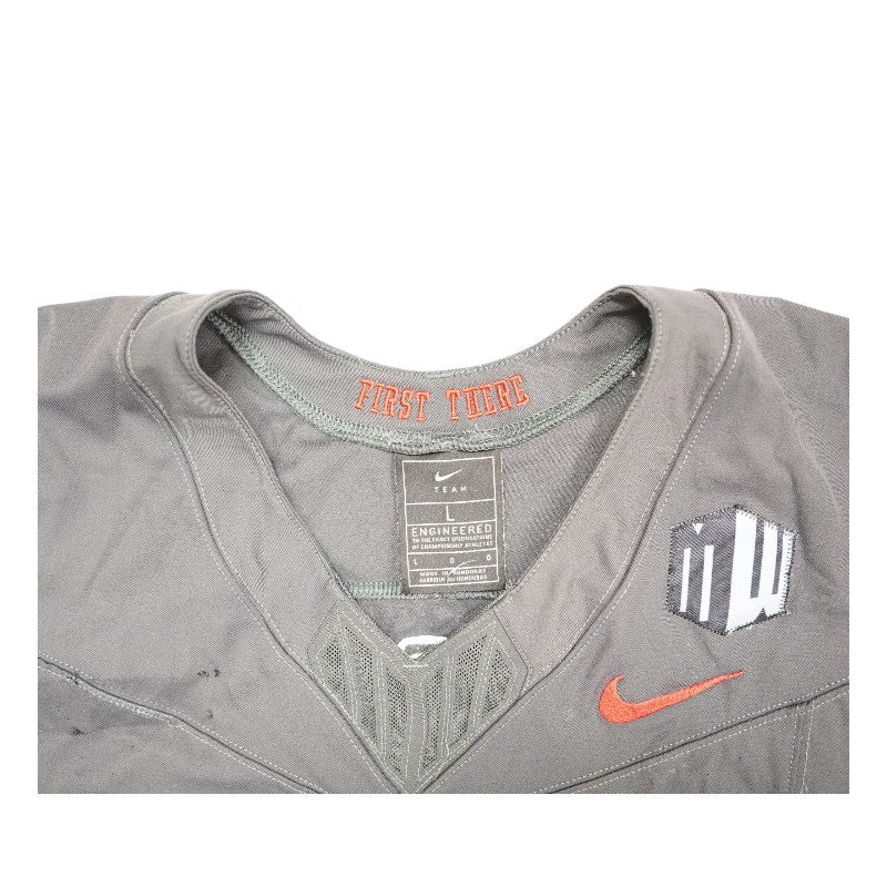 U.S. Air Force Academy 2024 Game Used #43 Nike AFSOC Grey Jersey Sz L