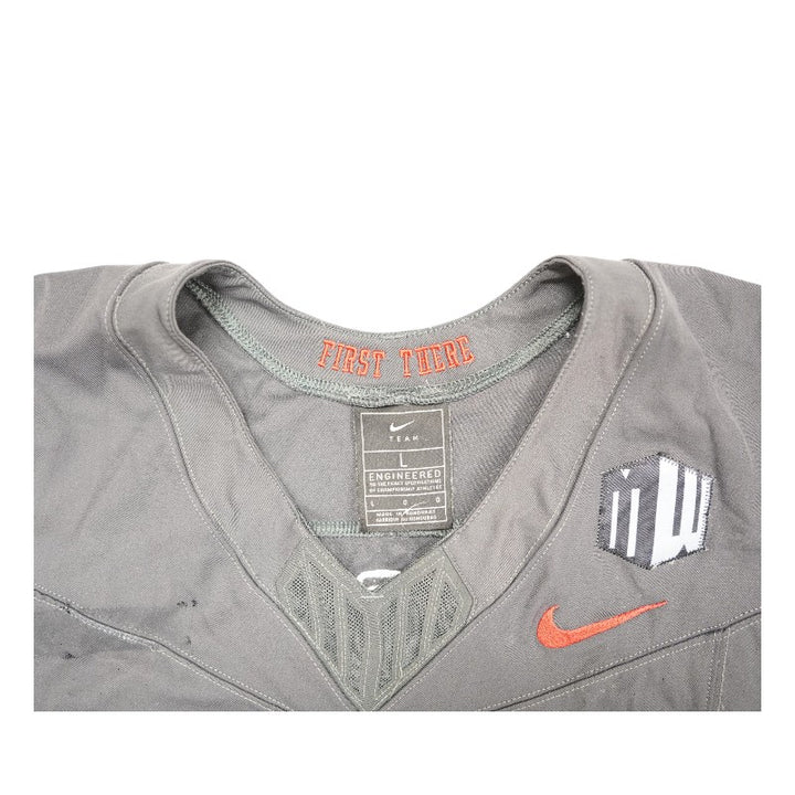 U.S. Air Force Academy 2024 Game Used #43 Nike AFSOC Grey Jersey Sz L
