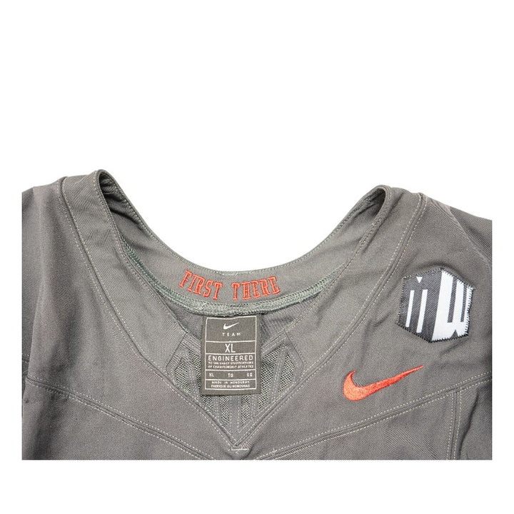 U.S. Air Force Academy 2024 Game Used #97 Nike AFSOC Grey Jersey Sz XL