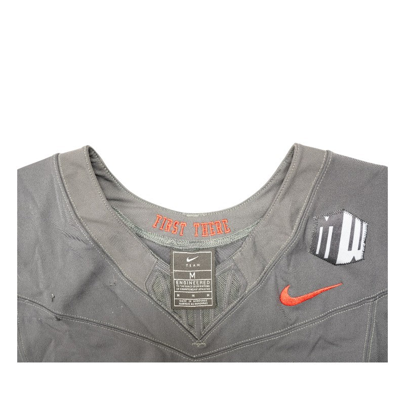 U.S. Air Force Academy 2024 Game Used #37 Nike AFSOC Grey Jersey Sz M