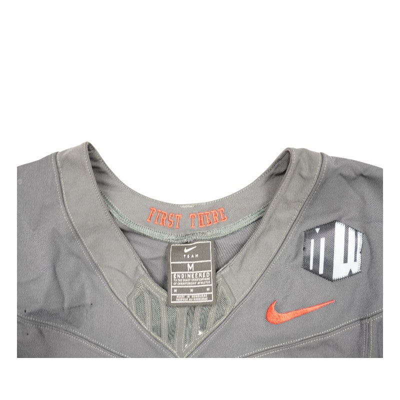 U.S. Air Force Academy 2024 Game Used #99 Nike AFSOC Grey Jersey Sz M