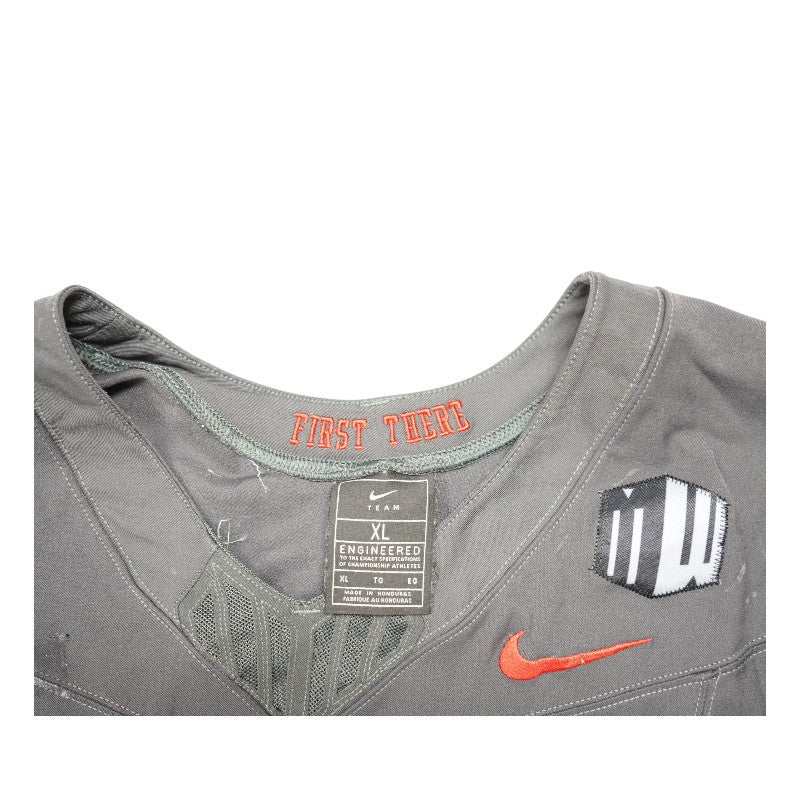 U.S. Air Force Academy 2024 Game Used #96 Nike AFSOC Grey Jersey Sz XL