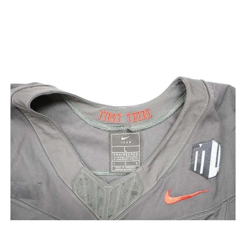 U.S. Air Force Academy 2024 Game Used #97 Nike AFSOC Grey Jersey Sz L