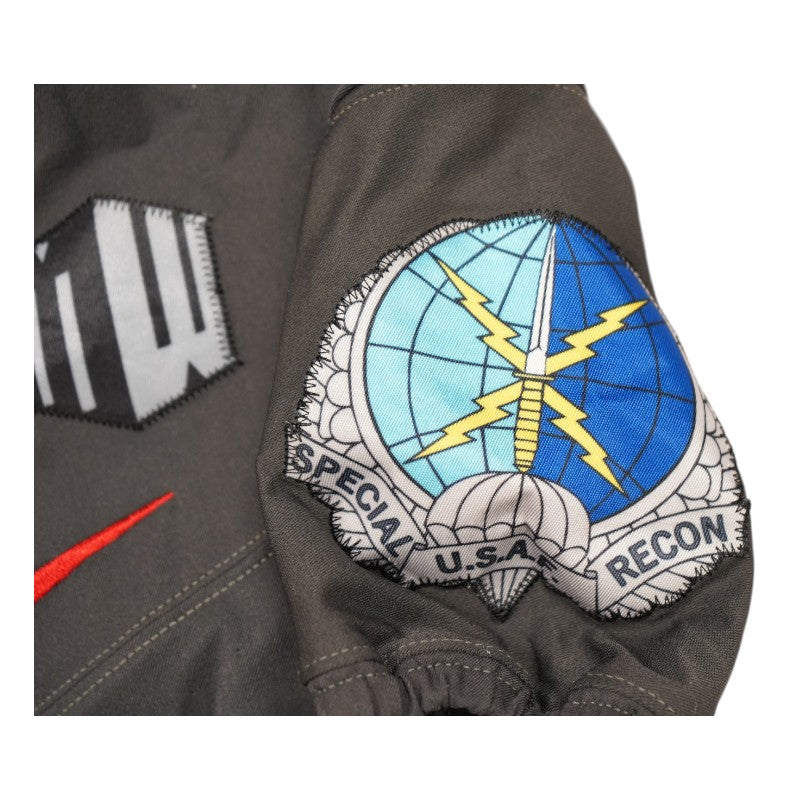 U.S. Air Force Academy 2024 Game Used #42 Nike AFSOC Grey Jersey Sz M
