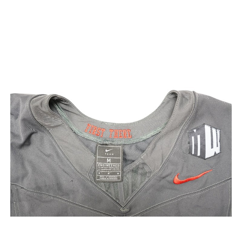 U.S. Air Force Academy 2024 Game Used #17 Nike AFSOC Grey Jersey Sz M