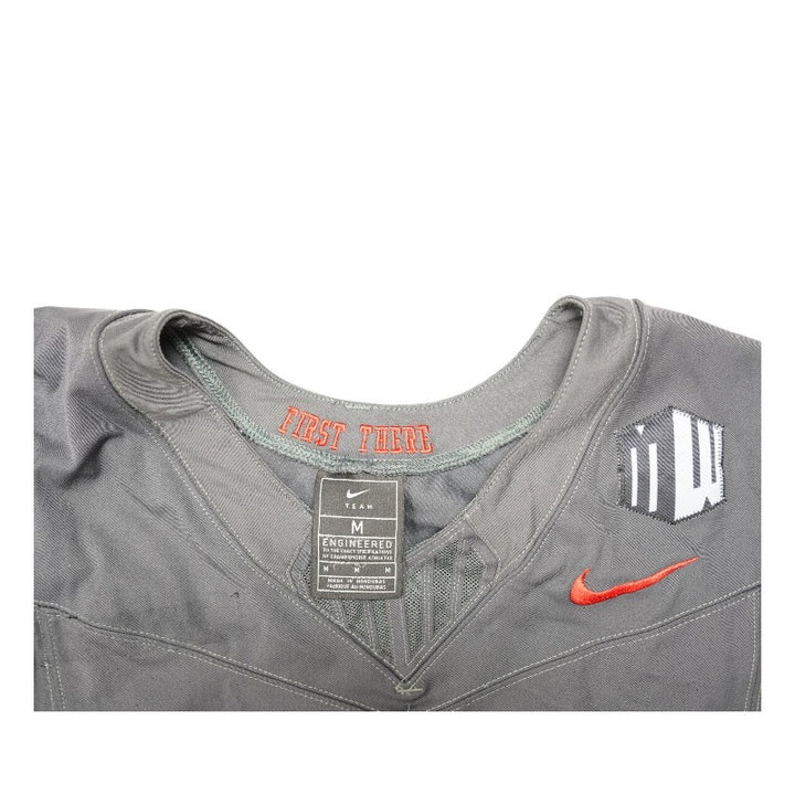 U.S. Air Force Academy 2024 Game Used #17 Nike AFSOC Grey Jersey Sz M