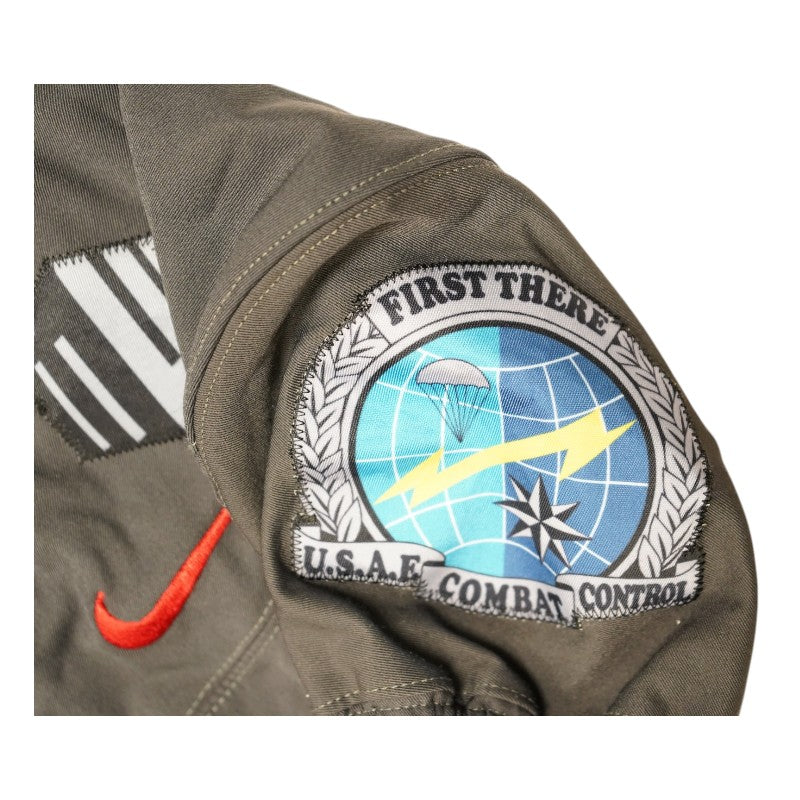 U.S. Air Force Academy 2024 Game Used #17 Nike AFSOC Grey Jersey Sz M