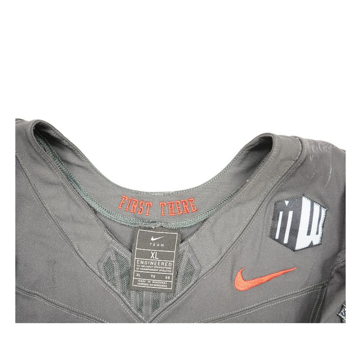 U.S. Air Force Academy 2024 Game Used #95 Nike AFSOC Grey Jersey Sz XL