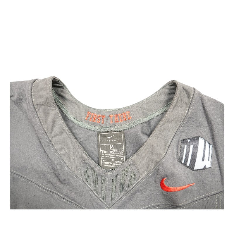 U.S. Air Force Academy 2024 Game Used #45 Nike AFSOC Grey Jersey Sz M
