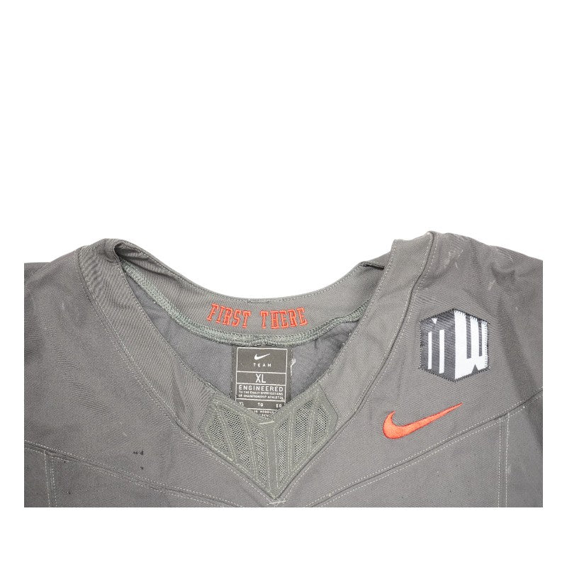 U.S. Air Force Academy 2024 Game Used #67 Nike AFSOC Grey Jersey Sz XL