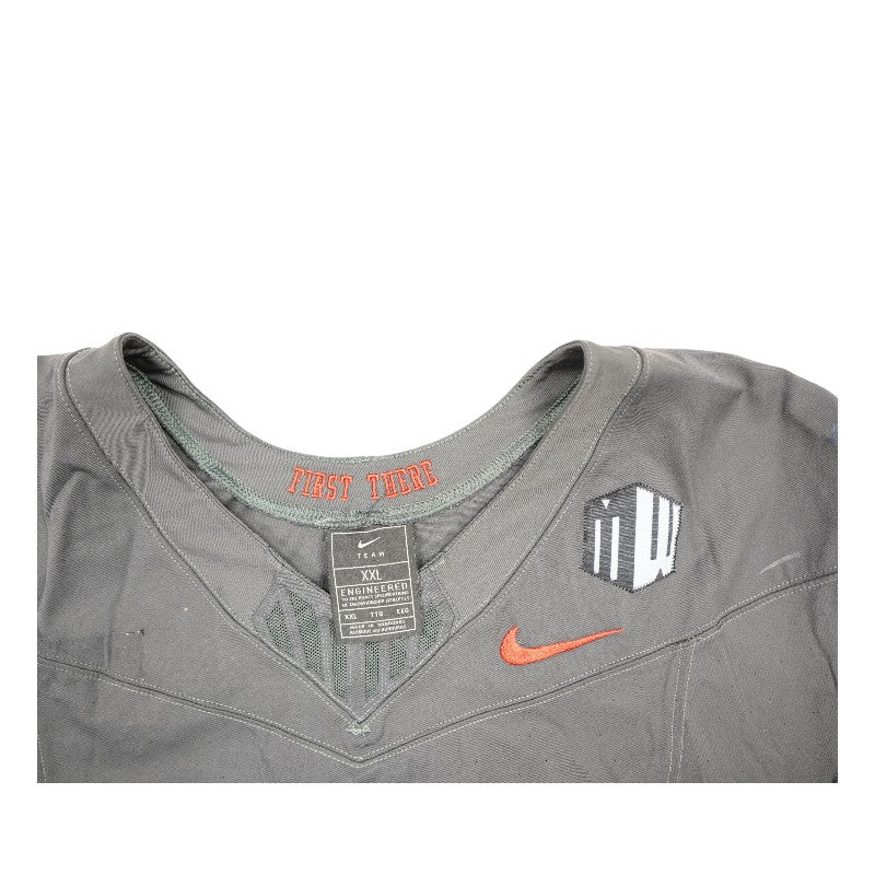 U.S. Air Force Academy 2024 Game Used #66 Nike AFSOC Grey Jersey Sz XXL