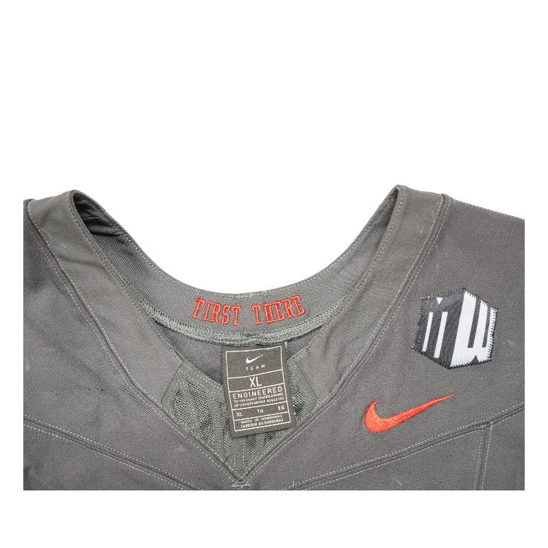 U.S. Air Force Academy 2024 Game Used #65 Nike AFSOC Grey Jersey Sz XL