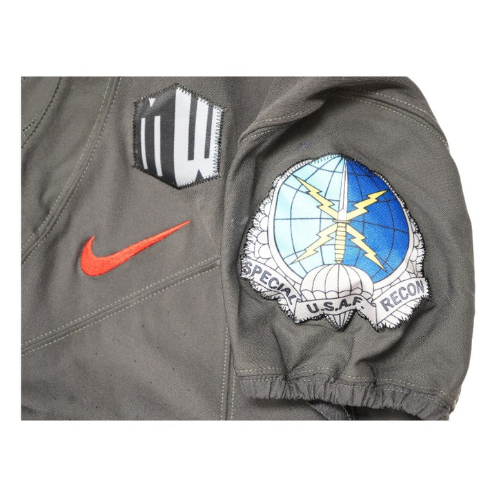 U.S. Air Force Academy 2024 Game Used #65 Nike AFSOC Grey Jersey Sz XL