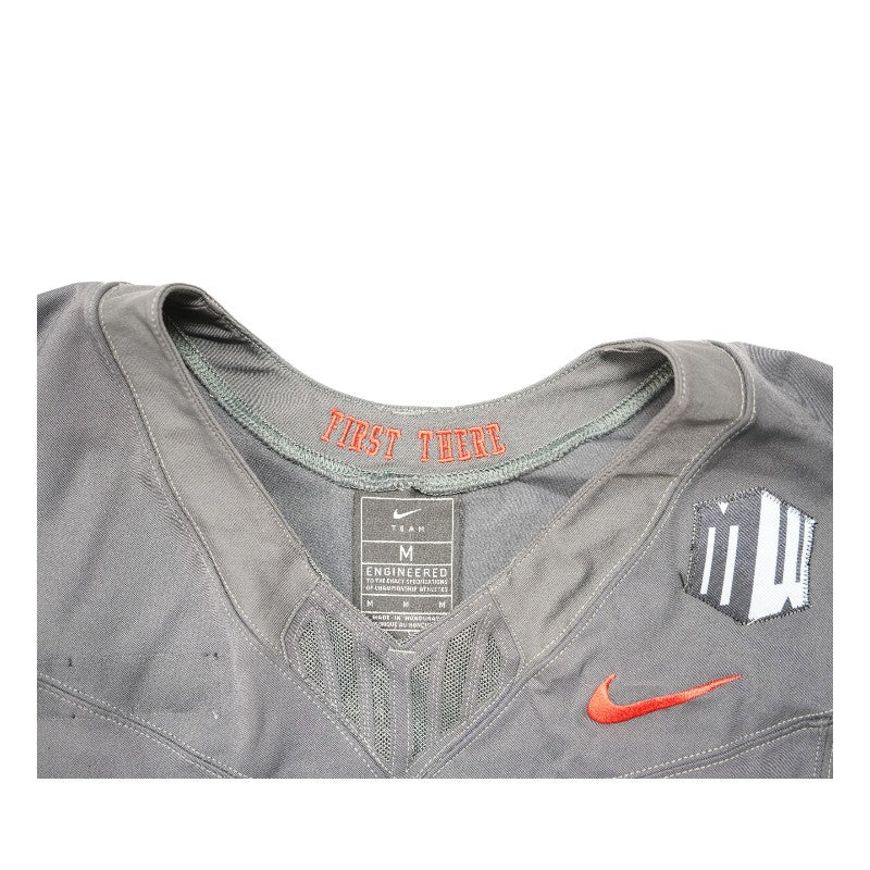 U.S. Air Force Academy 2024 Game Used #93 Nike AFSOC Grey Jersey Sz M