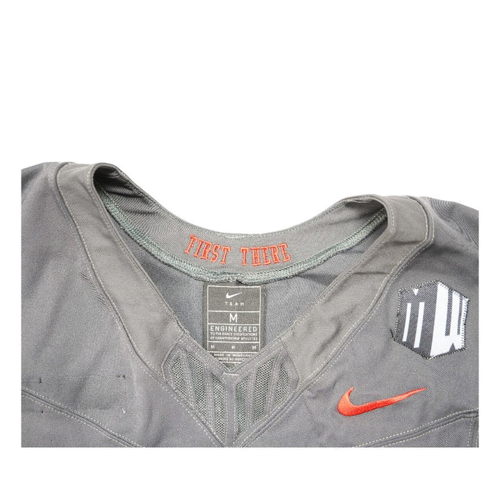 U.S. Air Force Academy 2024 Game Used #93 Nike AFSOC Grey Jersey Sz M