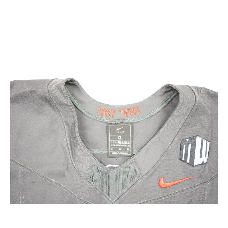 U.S. Air Force Academy 2024 Game Used #74 Nike AFSOC Grey Jersey Sz XL